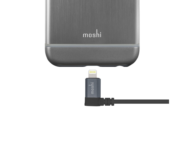 MOSHI USB-Lightning MOSHI wtyk 90 stopni 1.5m czarny - 1389221 - zdjęcie 2